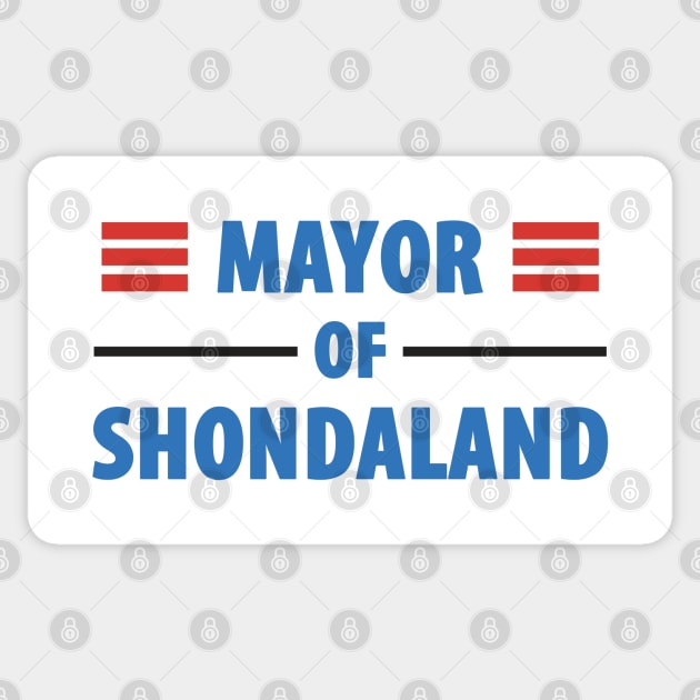 Mayor of Shondaland Sticker by TipsyCurator